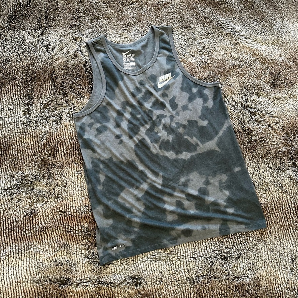 Nike Black Camo Dri-FIT Tank Top